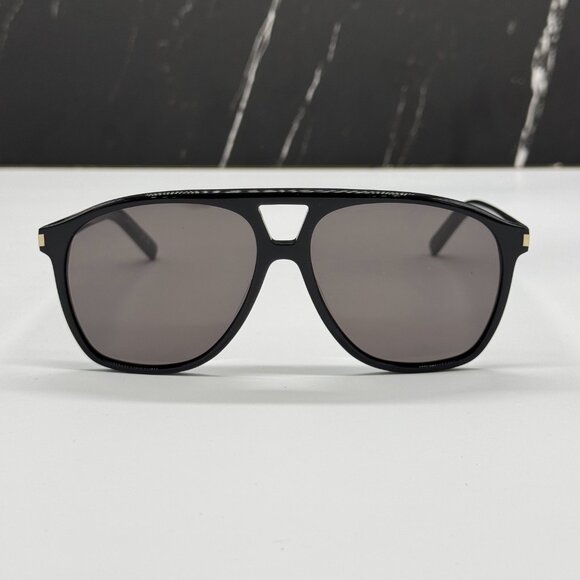 NEW SL596 DUNE 001 SAINT LAURENT BLACK WOMEN SUNGLASSES - Picture 4 of 13